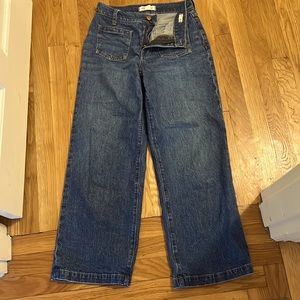 Madewell “the perfect vintage wide leg jean”